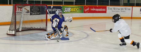 Enfants qui jouent au hockey
