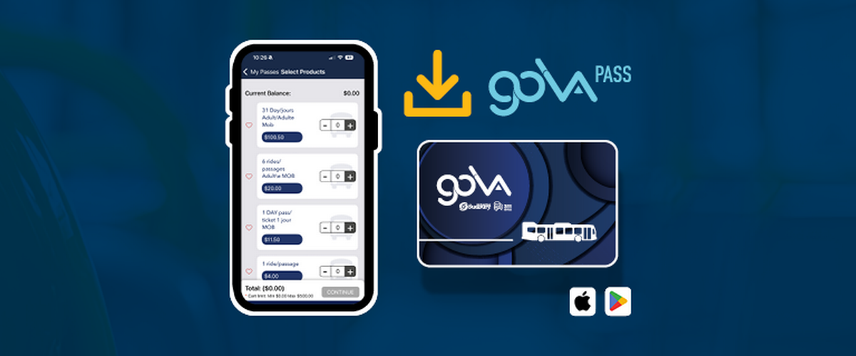 Carte intelligente ou smartphone? Choisissez votre GOVA Pass