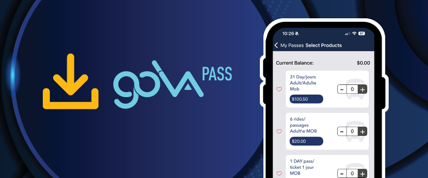 Application mobile GOVA Pass