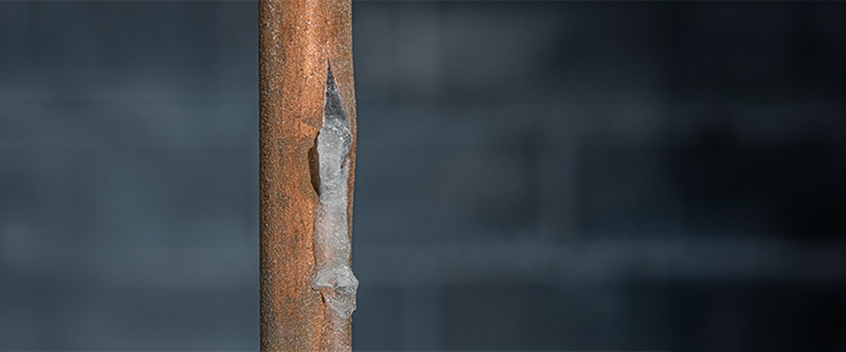 Les conduites d'eau gelées