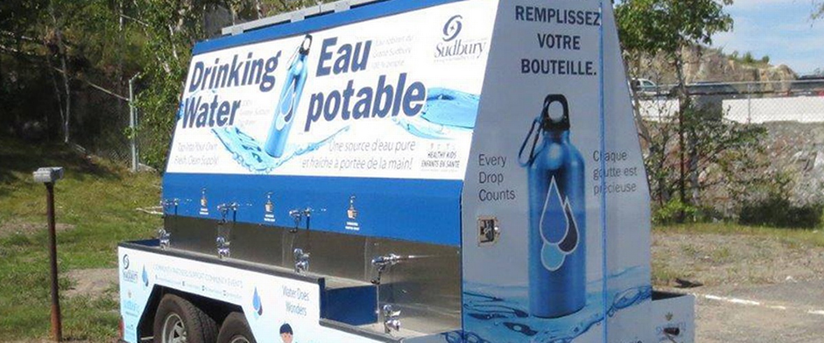 Distributeur mobile d'eau