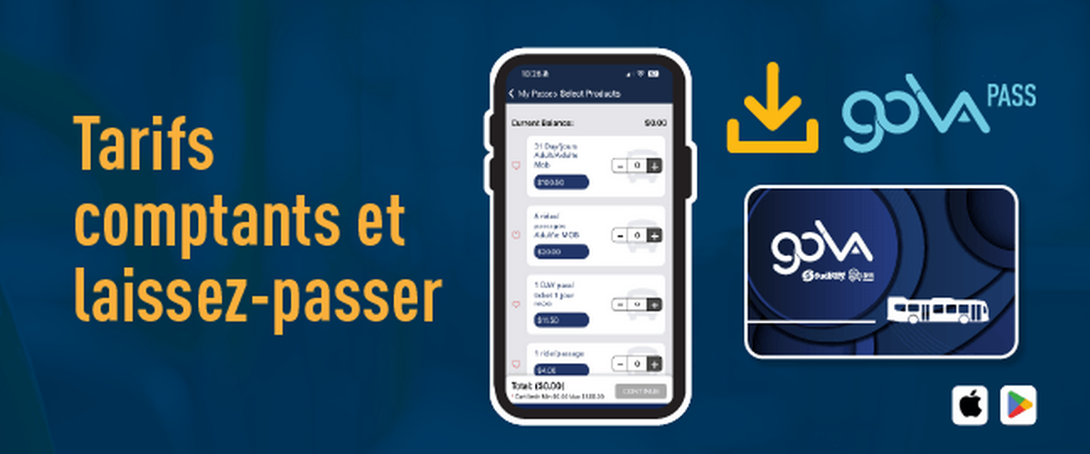 Tarifs comptants et laissez-passer