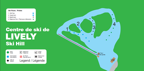 Ski Runs at Lively Ski Hill