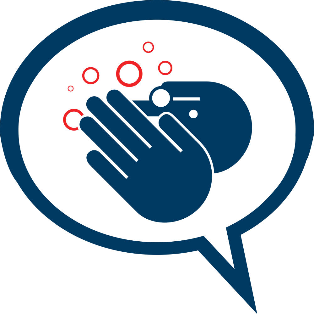 icon: Pratiquez une bonne hygiène des mains.